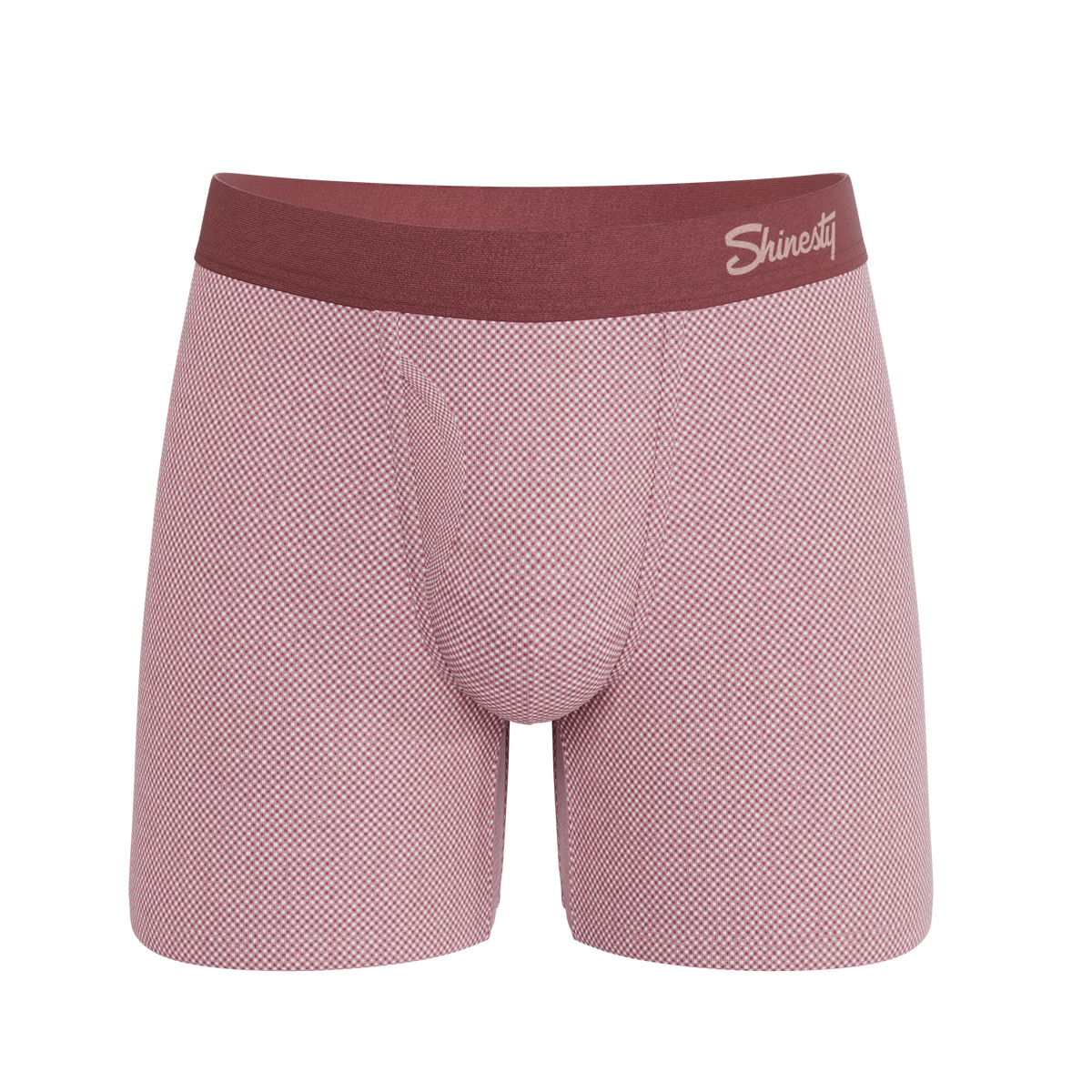 The Bell Pep | Red Chambray Ball Hammock® Pouch Underwear With Fly - Shinesty