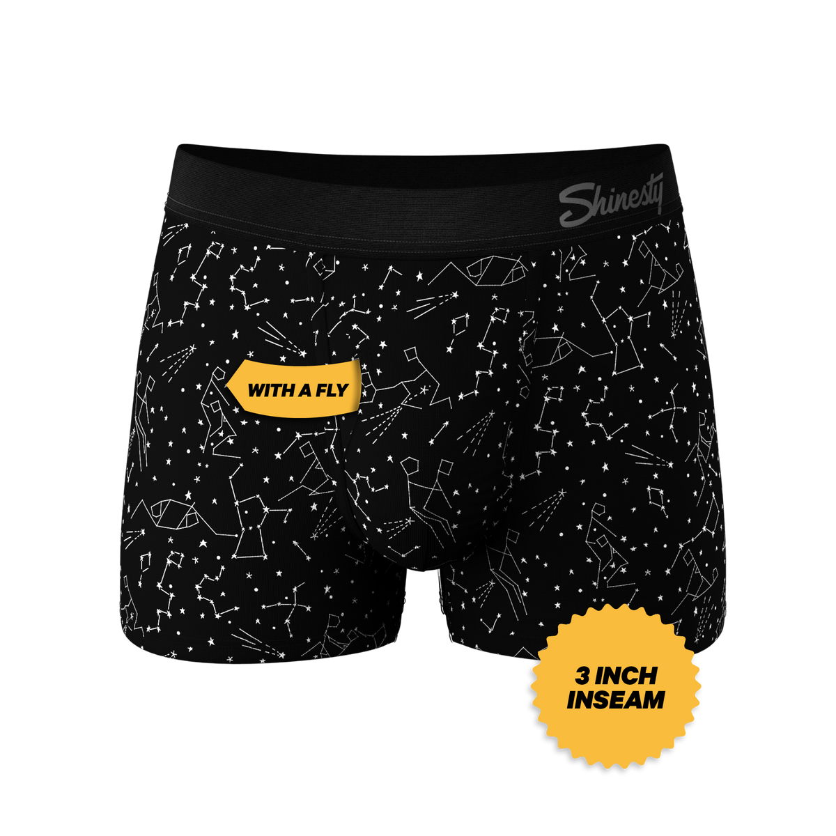 The Big Bang | Glow In The Dark Constellation Ball Hammock® Pouch Trunks Underwear - Shinesty