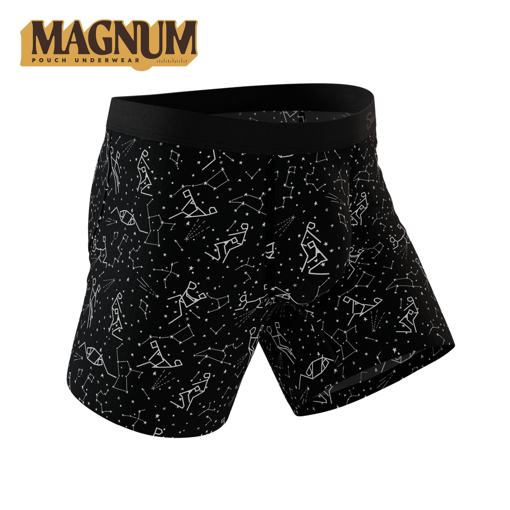 The Big Bang | Glow In The Dark Constellation Ball Hammock® Magnum Big Pouch Underwear - Shinesty