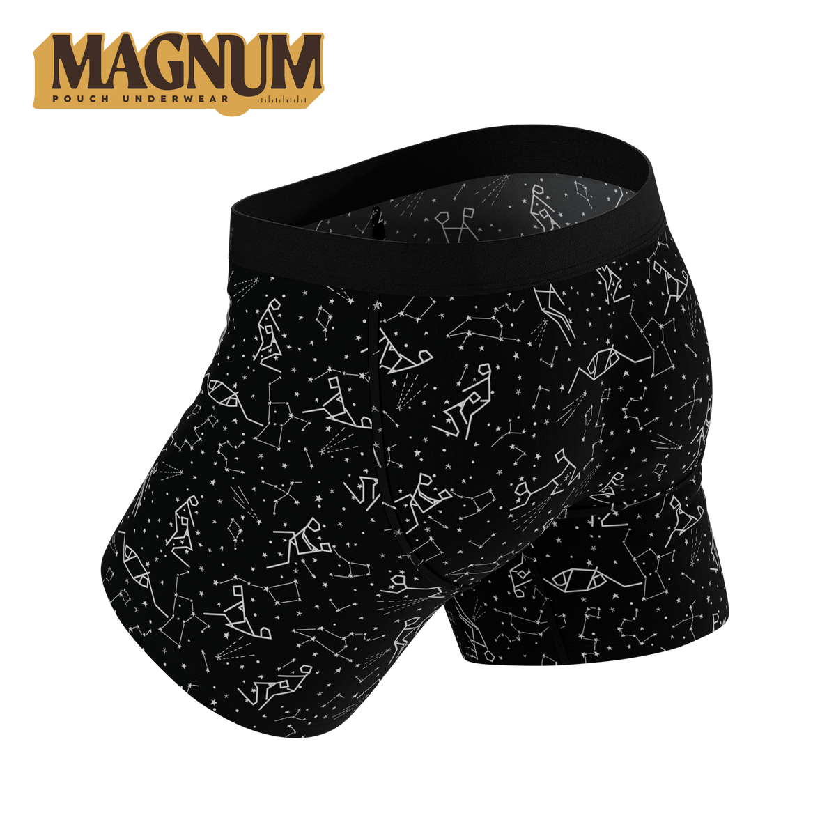 The Big Bang | Glow In The Dark Constellation Ball Hammock® Magnum Big Pouch Underwear - Shinesty