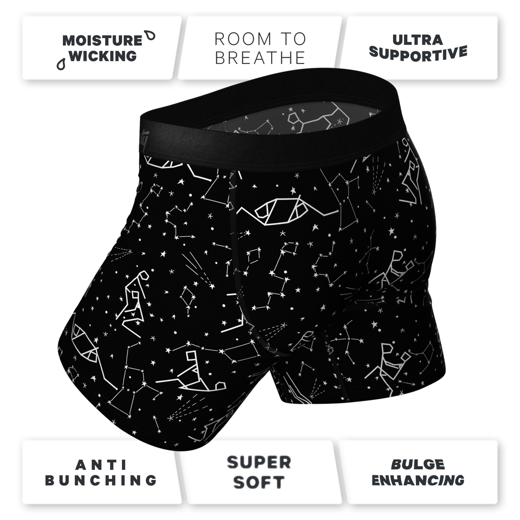 The Big Bang | Glow In The Dark Constellation Ball Hammock® Pouch Underwear - Shinesty