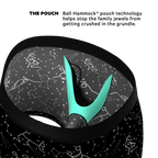 The Big Bang | Glow In The Dark Constellation Ball Hammock® Pouch Underwear With Fly - Shinesty