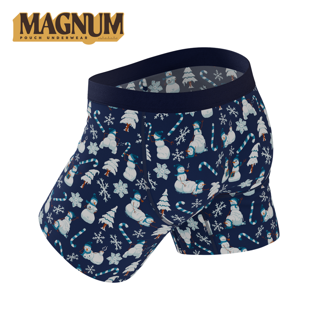 The Big Blizzard | Naughty Snowmen Ball Hammock® Magnum Big Pouch Underwear - Shinesty