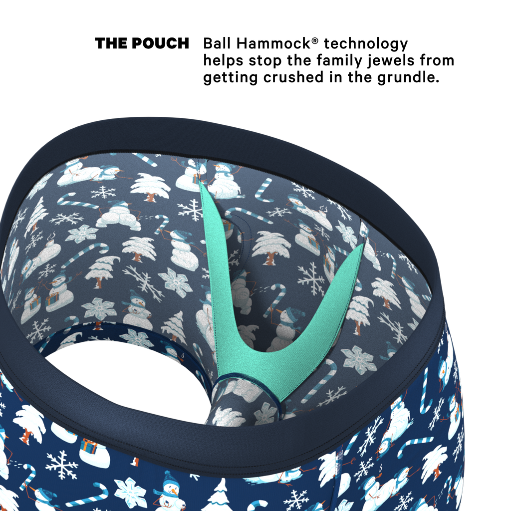 The Big Blizzard | Naughty Snowmen Ball Hammock® Pouch Trunks Underwear - Shinesty