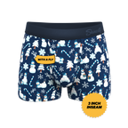 The Big Blizzard | Naughty Snowmen Ball Hammock® Pouch Trunks Underwear - Shinesty