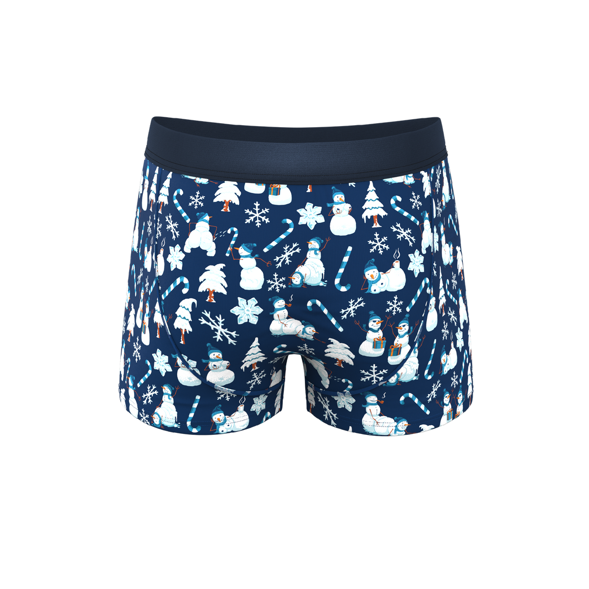 The Big Blizzard | Naughty Snowmen Ball Hammock® Pouch Trunks Underwear - Shinesty