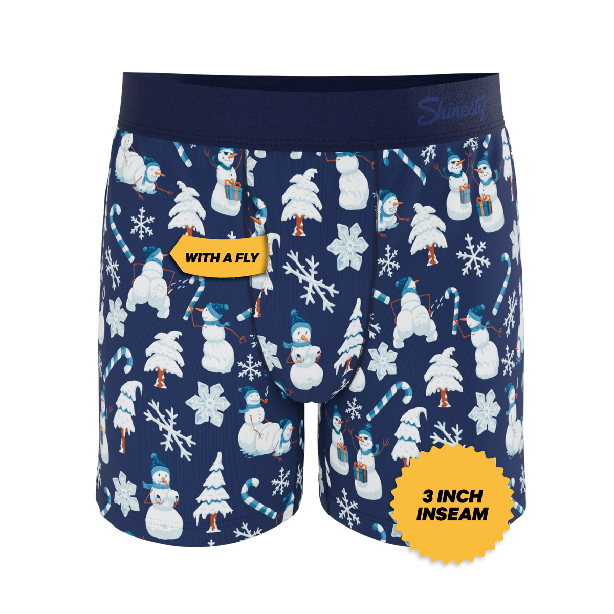 The Big Blizzard | Naughty Snowmen Boxers - Shinesty