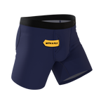 The Big Blue | Navy Ball Hammock® Pouch Underwear With Fly - Shinesty