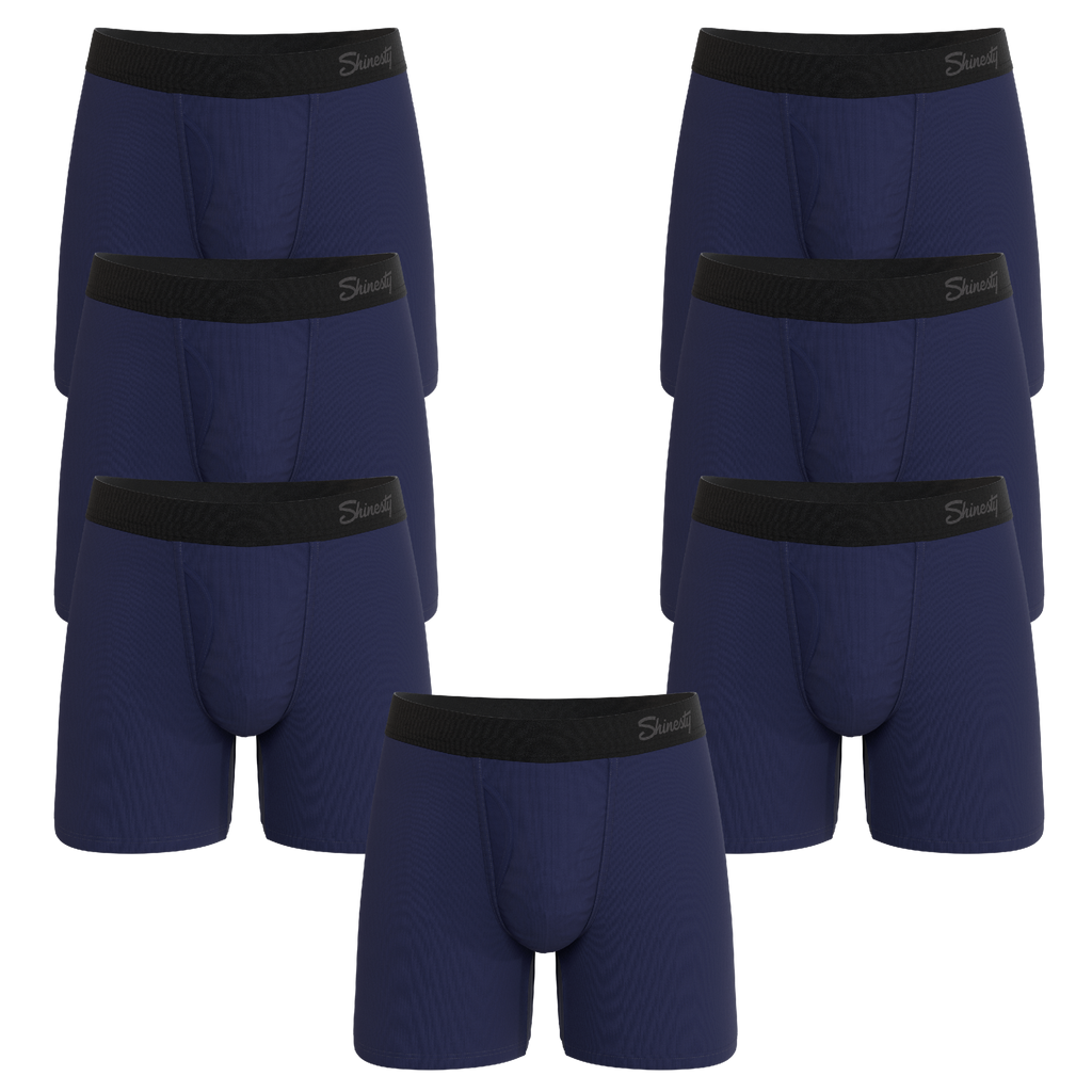 The Big Blue | Ball Hammock® Pouch Boxer Briefs with Fly 7 Pack - Shinesty