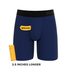 The Big Blue | Navy Ball Hammock® Boxer - Long Leg - Shinesty