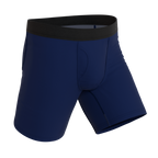 The Big Blue | Navy Ball Hammock® Boxer - Long Leg - Shinesty