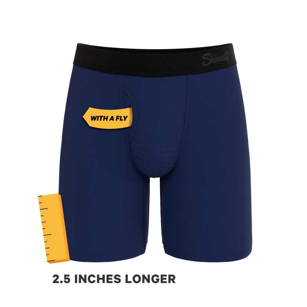 The Big Blue | Long Leg Ball Hammock® Pouch Underwear With Fly 7 Pack - Shinesty