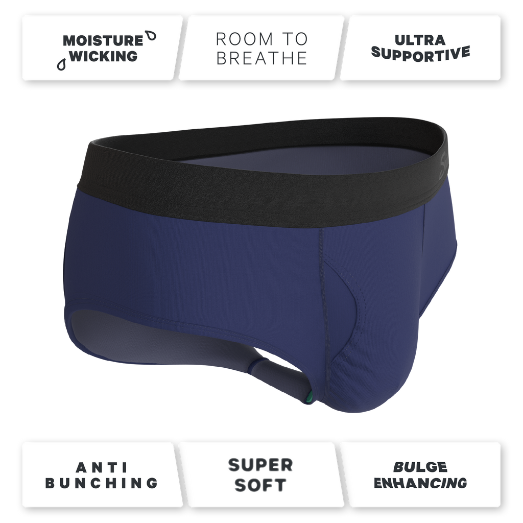 The Big Blue | Navy Ball Hammock® Pouch Underwear Briefs - Shinesty