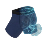 The Big Blue | Navy Fart Proof Ball Hammock® Pouch Underwear - Shinesty