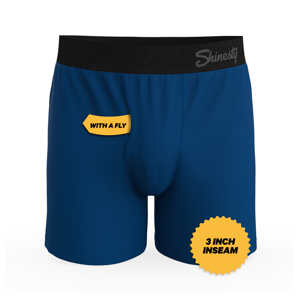 The Big Blue | Navy Boxers - Shinesty