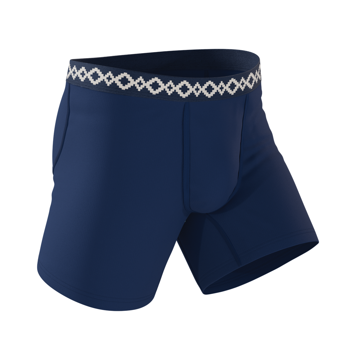 The Big Corbina Blue | La Matera x Shinesty Navy Ball Hammock® Pouch Underwear With Fly - Shinesty