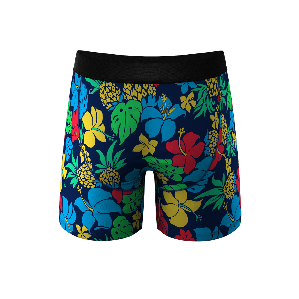 The Big Kahunas | Hawaiian Print Ball Hammock® Pouch Underwear - Shinesty