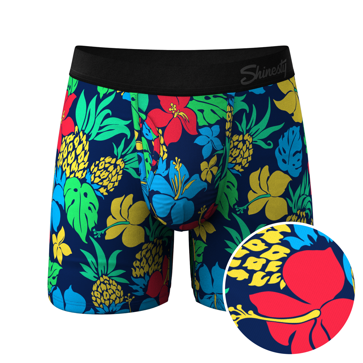 The Big Kahunas | Hawaiian Ball Hammock® Pouch Underwear With Fly - Shinesty
