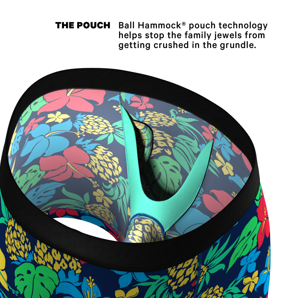 The Big Kahunas | Hawaiian Ball Hammock® Pouch Underwear With Fly - Shinesty