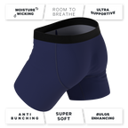 The Big Blue | Navy Ball Hammock® Pouch Underwear - Shinesty
