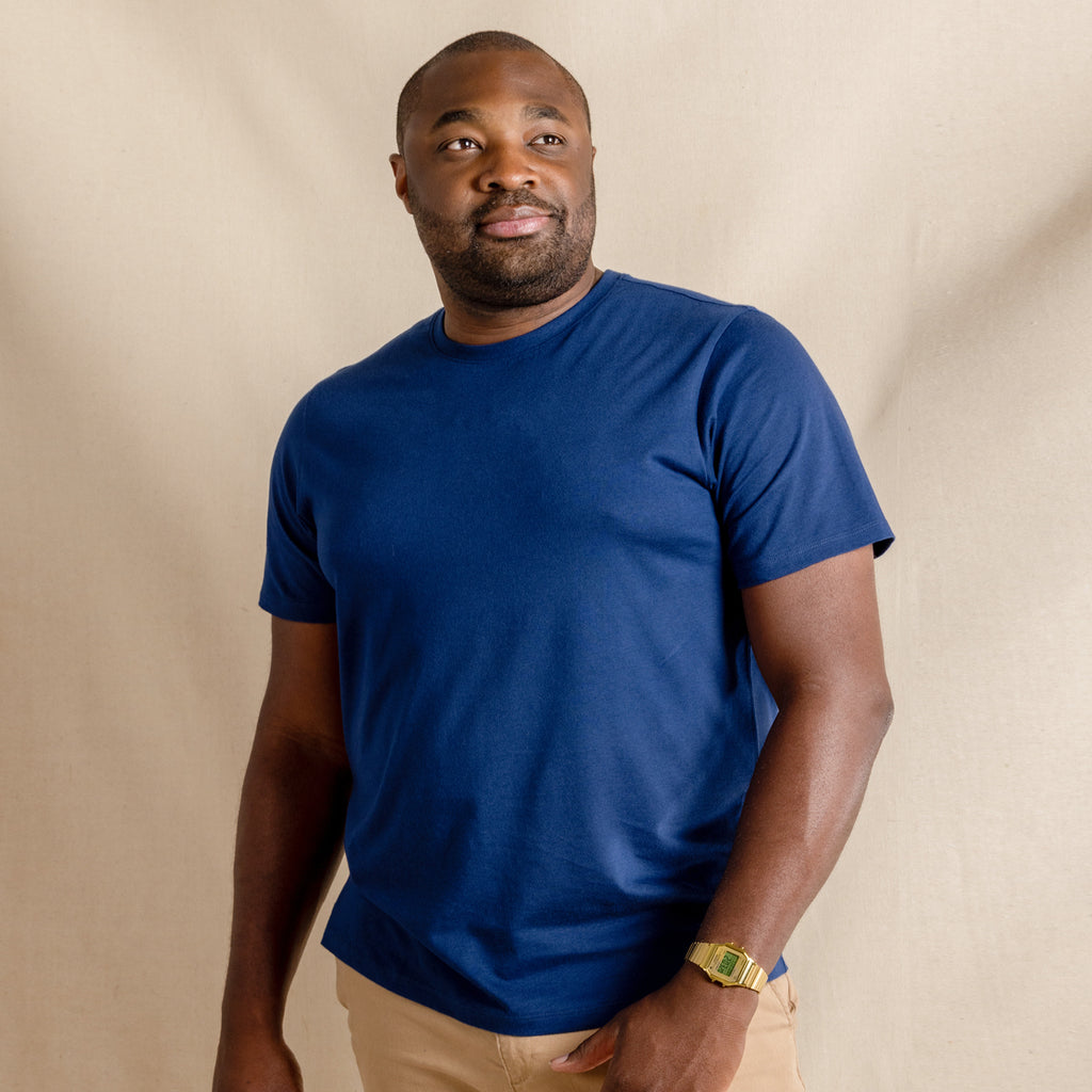The Big Blue | Navy Everyman™ T Shirt - Shinesty