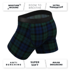 The Black Watch | Tartan Plaid Ball Hammock® Pouch Underwear - Shinesty