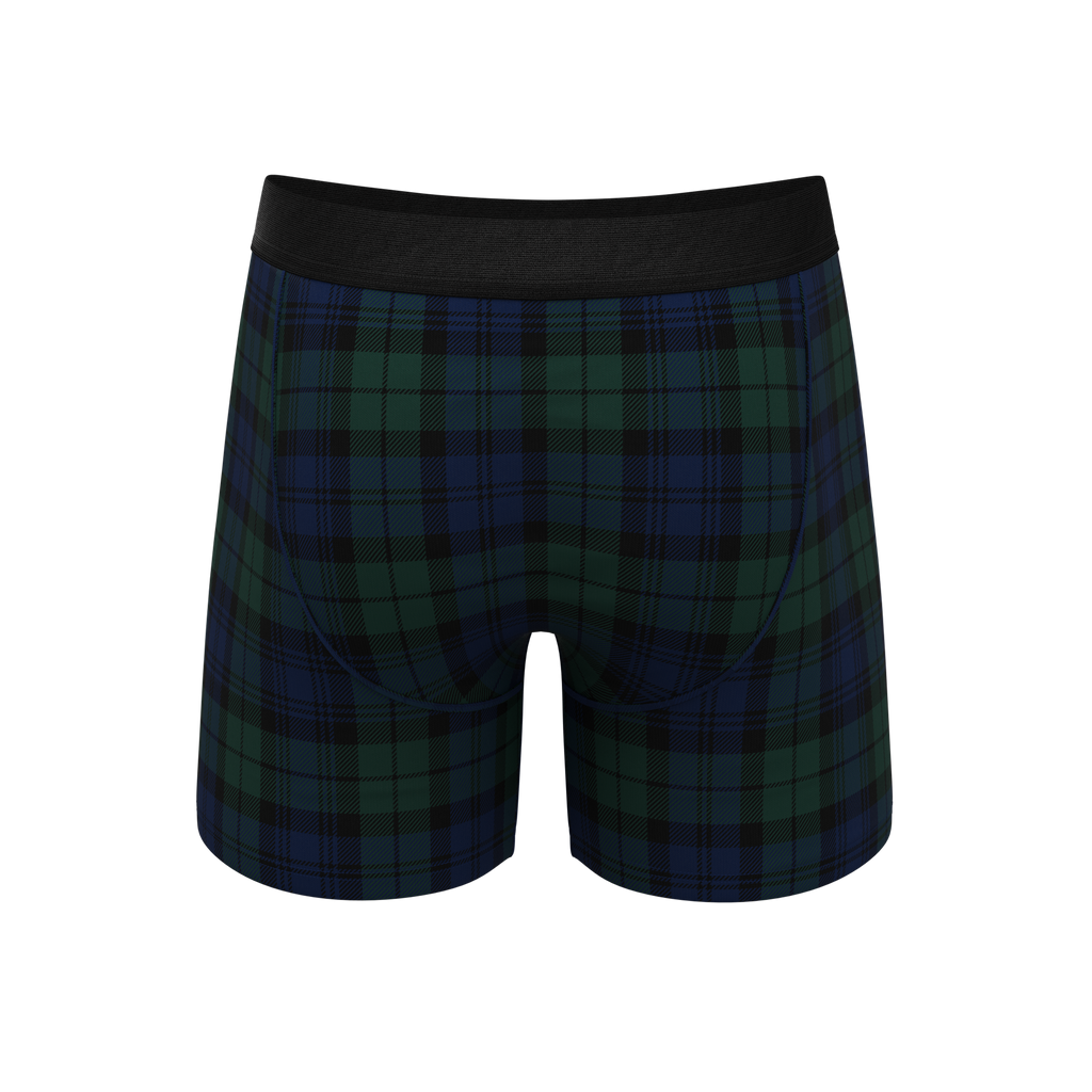 The Black Watch | Tartan Plaid Ball Hammock® Pouch Underwear - Shinesty