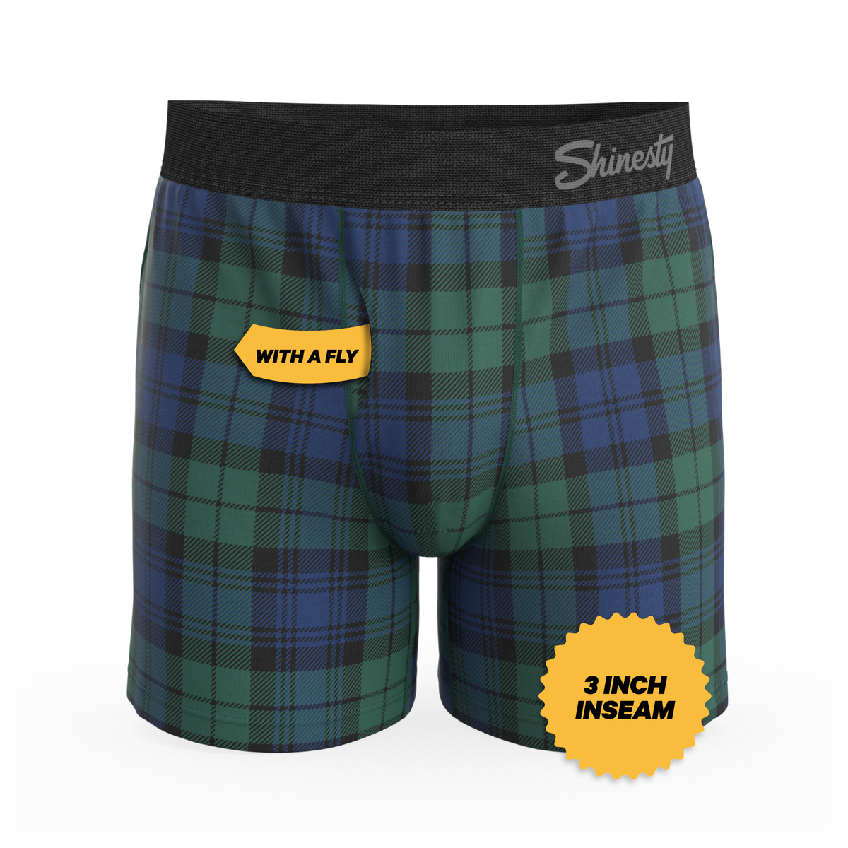 The Black Watch | Tartan Plaid Boxers - Shinesty