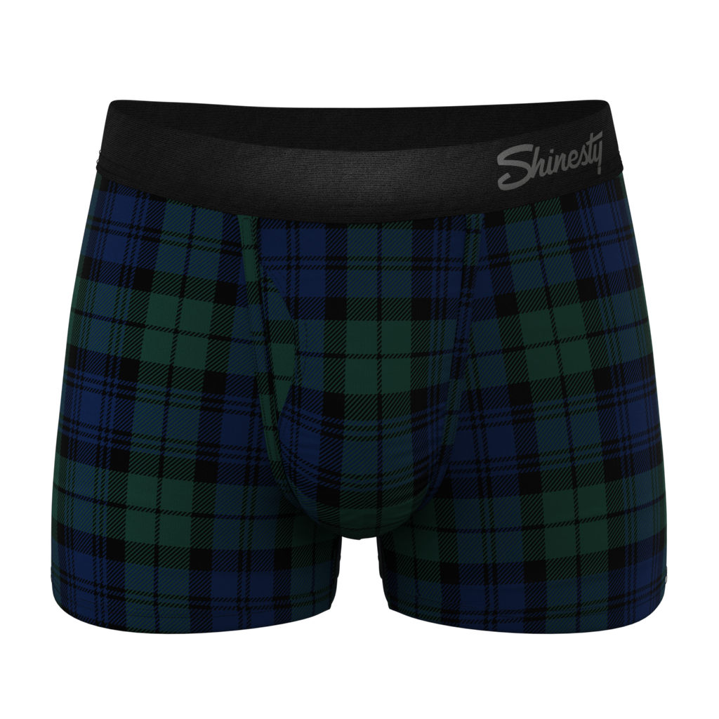 The Black Watch | Tartan Plaid Ball Hammock® Pouch Trunks Underwear - Shinesty