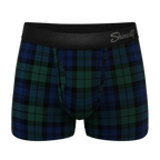 The Black Watch | Tartan Plaid Ball Hammock® Pouch Trunks Underwear - Shinesty