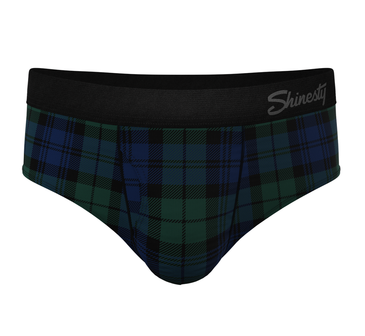 The Black Watch | Tartan Plaid Ball Hammock® Pouch Underwear Briefs - Shinesty