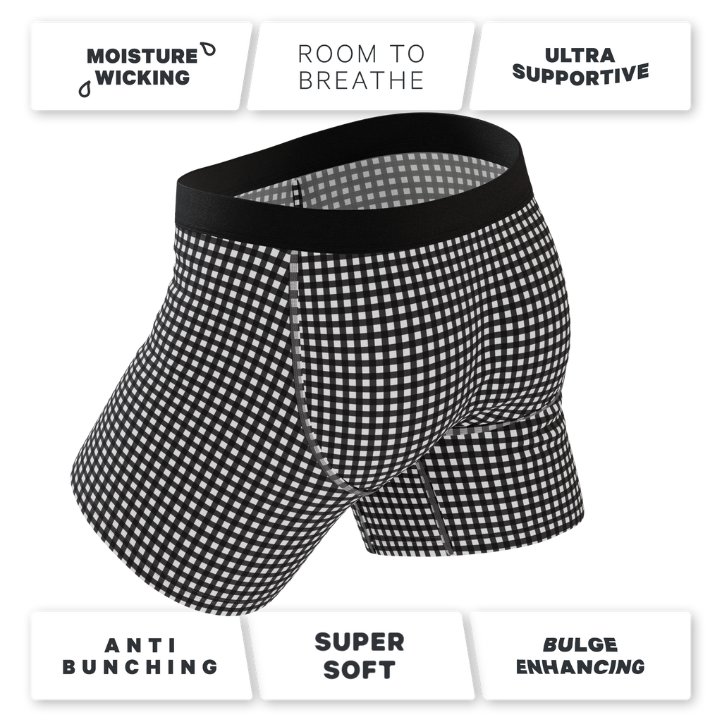 The Blackberry Bramble | Window Pane Ball Hammock® Pouch Underwear - Shinesty