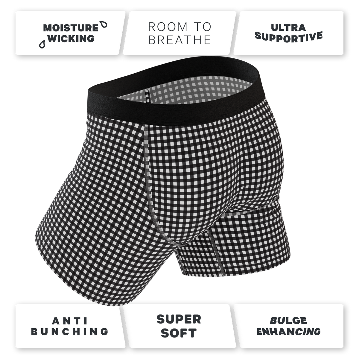 The Blackberry Bramble | Window Pane Ball Hammock® Pouch Underwear - Shinesty