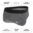 The Blackberry Bramble | Window Pane Ball Hammock® Pouch Underwear Briefs - Shinesty