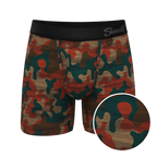 The Blend In | Earthy Camouflage Ball Hammock® Pouch Underwear With Fly - Shinesty