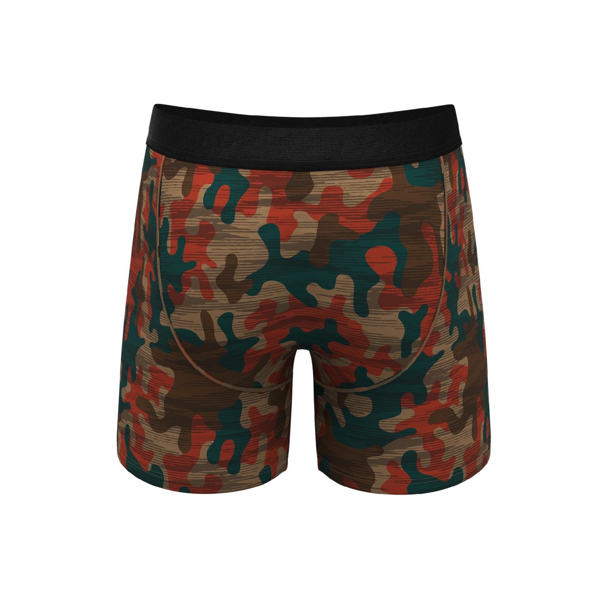 The Blend In | Earthy Camouflage Ball Hammock® Pouch Underwear With Fly - Shinesty