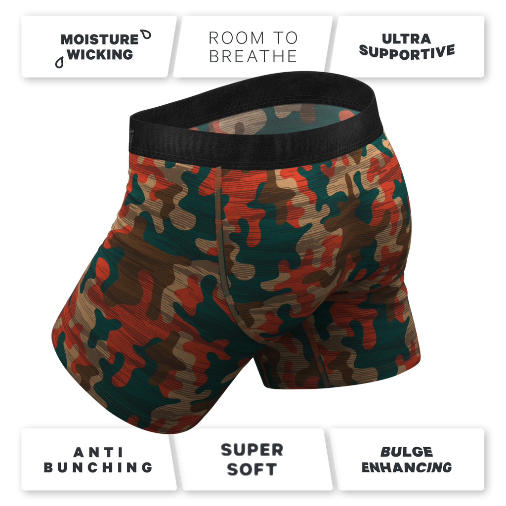 The Blend In | Earthy Camouflage Ball Hammock® Pouch Underwear - Shinesty