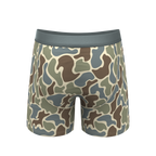 The Blender | Grey Duck Camo Ball Hammock® Pouch Underwear With Fly - Shinesty