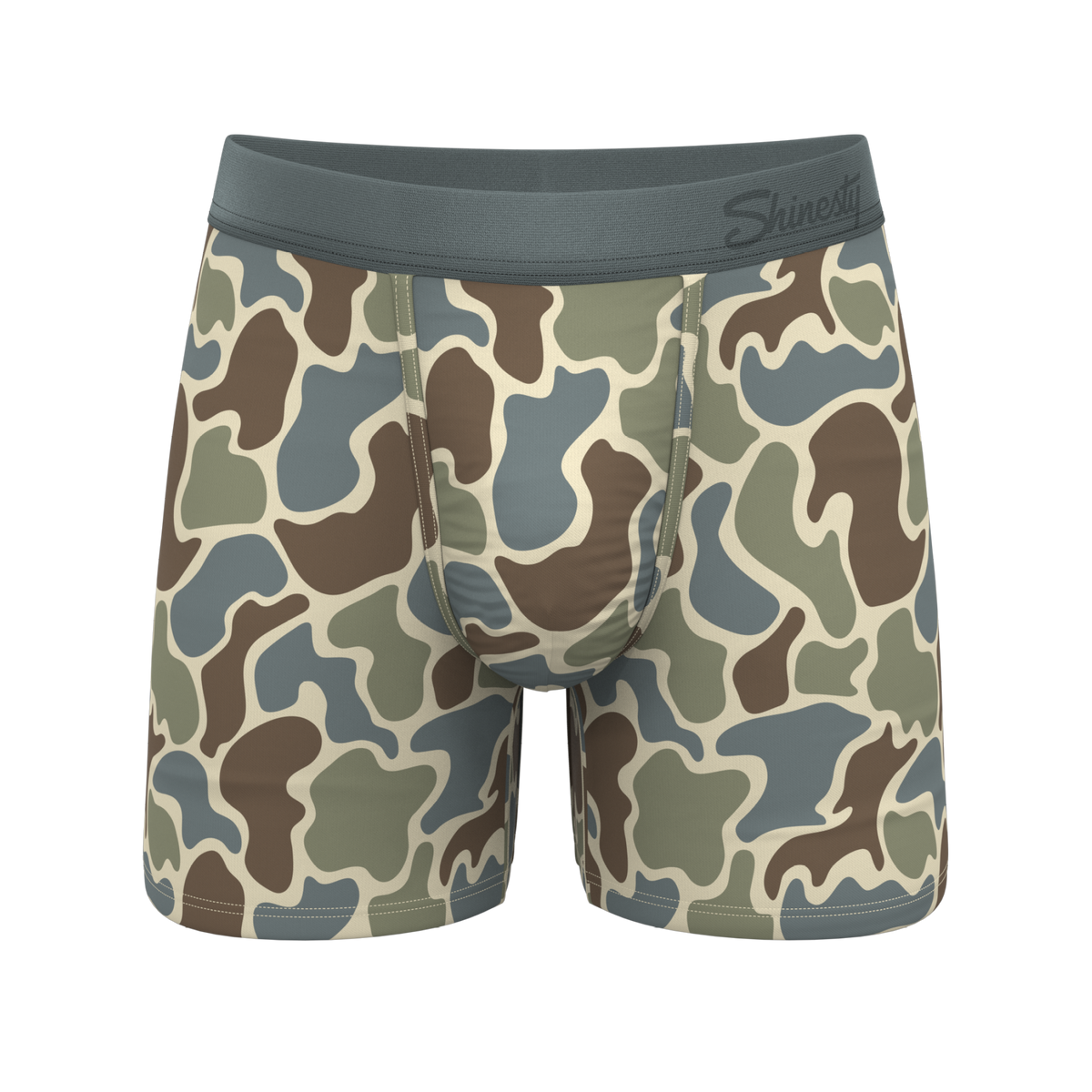 The Blender | Grey Duck Camo Ball Hammock® Pouch Underwear - Shinesty