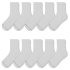 The Blizzard | Heel Hammock™ Quarter Crew Socks 10 Pack - Shinesty