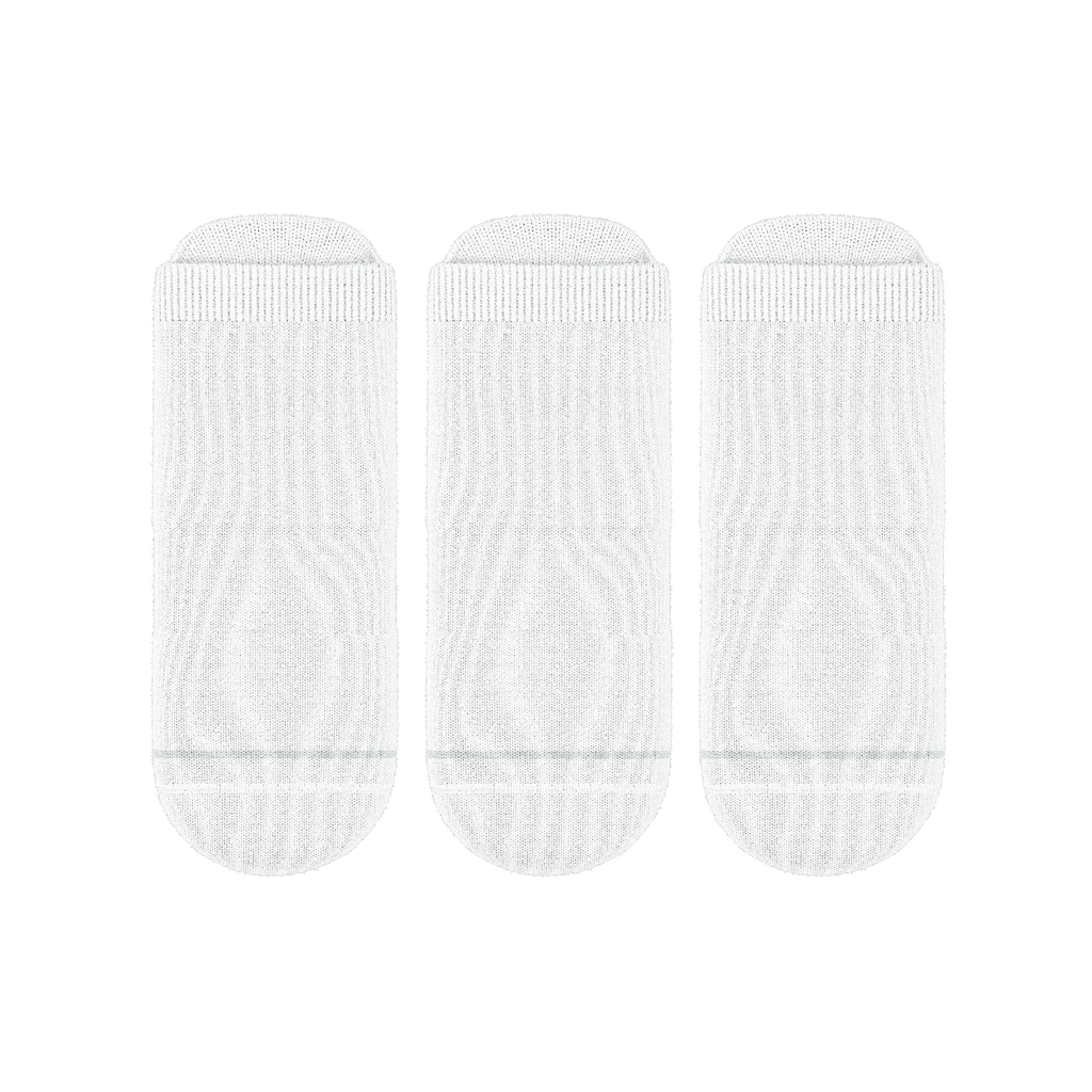 The Blizzard | Heel Hammock™ Ankle Socks 3 Pack - Shinesty