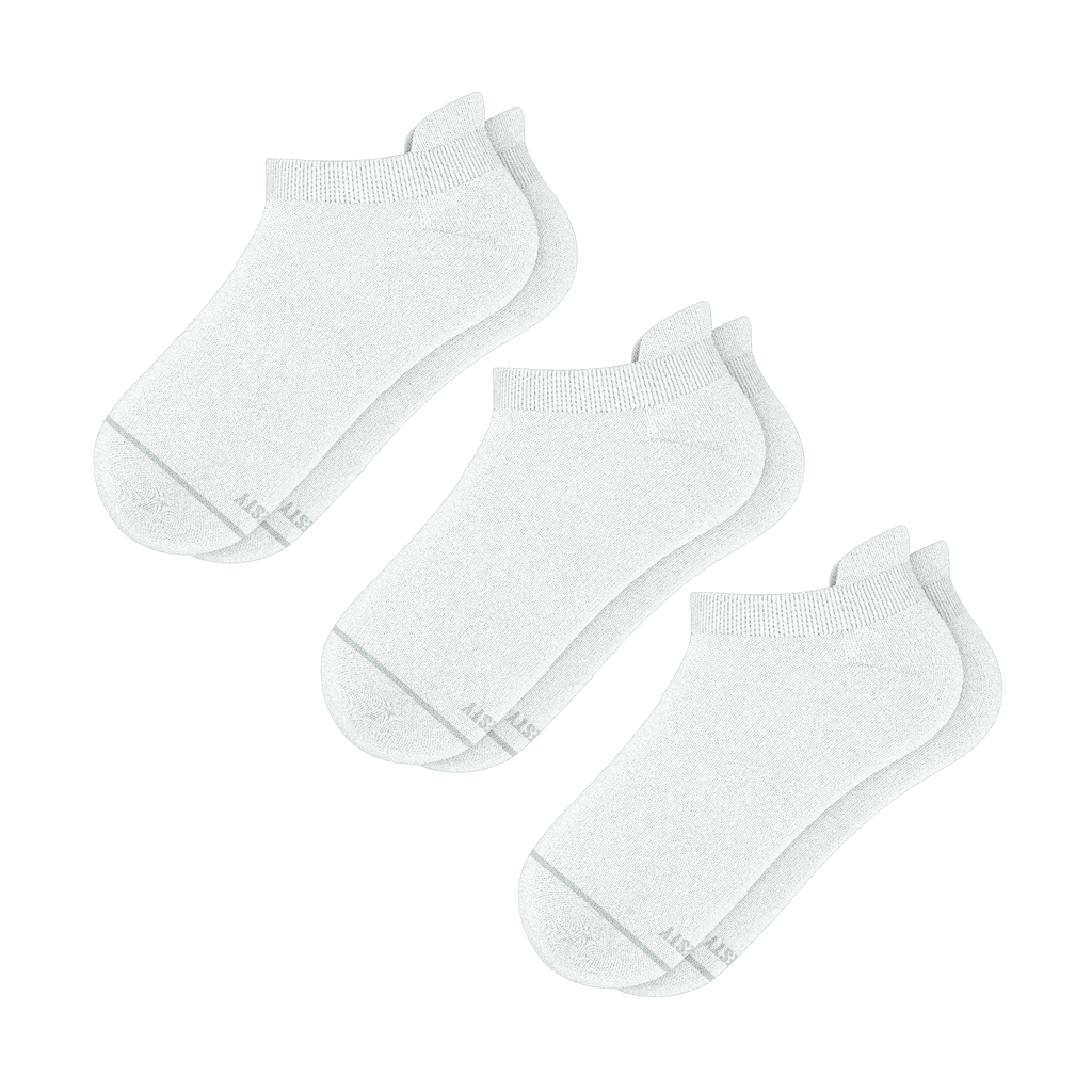 The Blizzard | Heel Hammock™ Ankle Socks 3 Pack - Shinesty