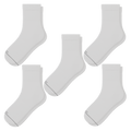 The Blizzard | Heel Hammock™ Quarter Crew Socks 5 Pack - Shinesty