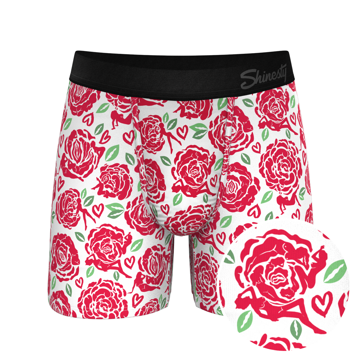 The Bloom With A View | Naughty Roses Ball Hammock® Pouch Underwear - Shinesty