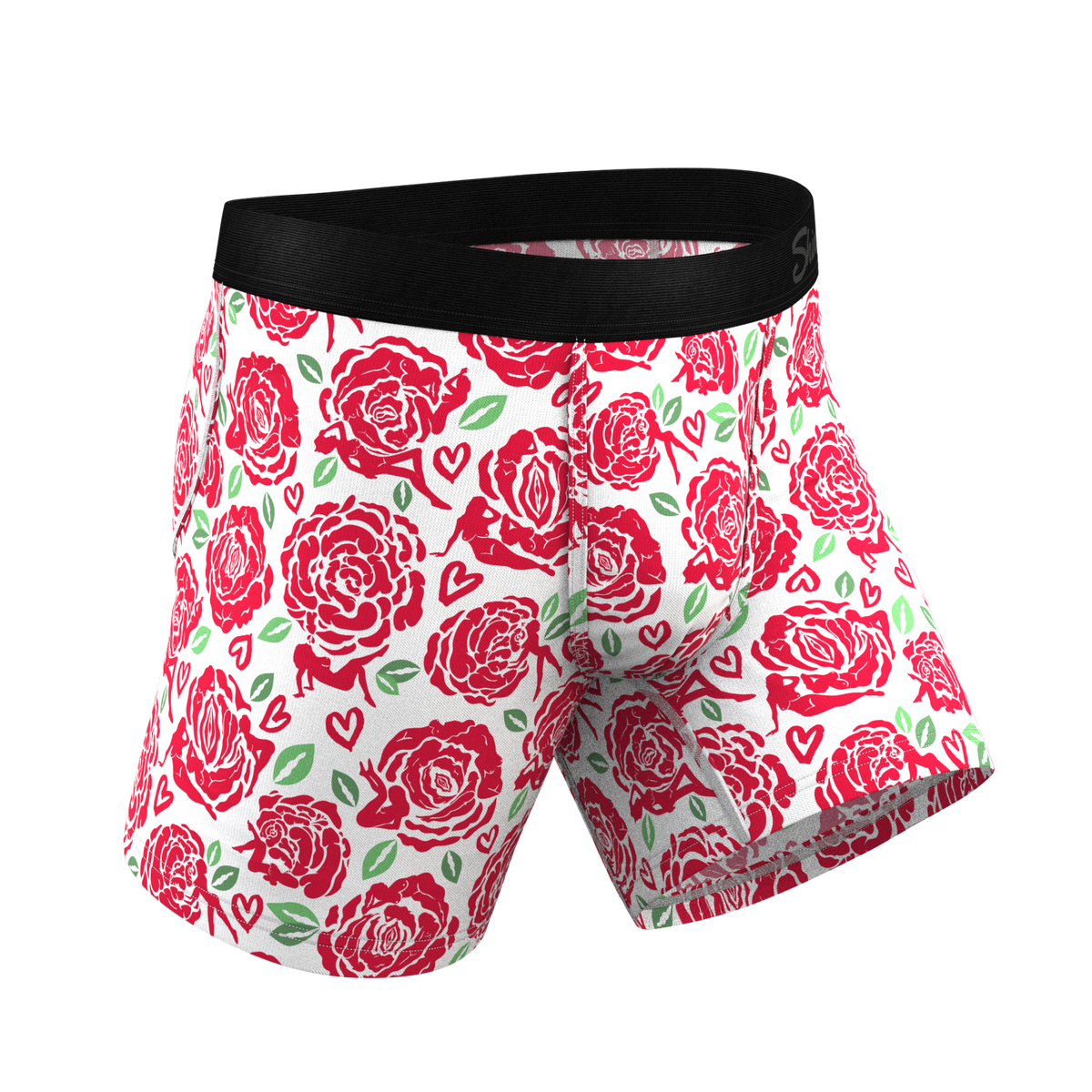 The Bloom With A View | Naughty Roses Ball Hammock® Pouch Underwear - Shinesty