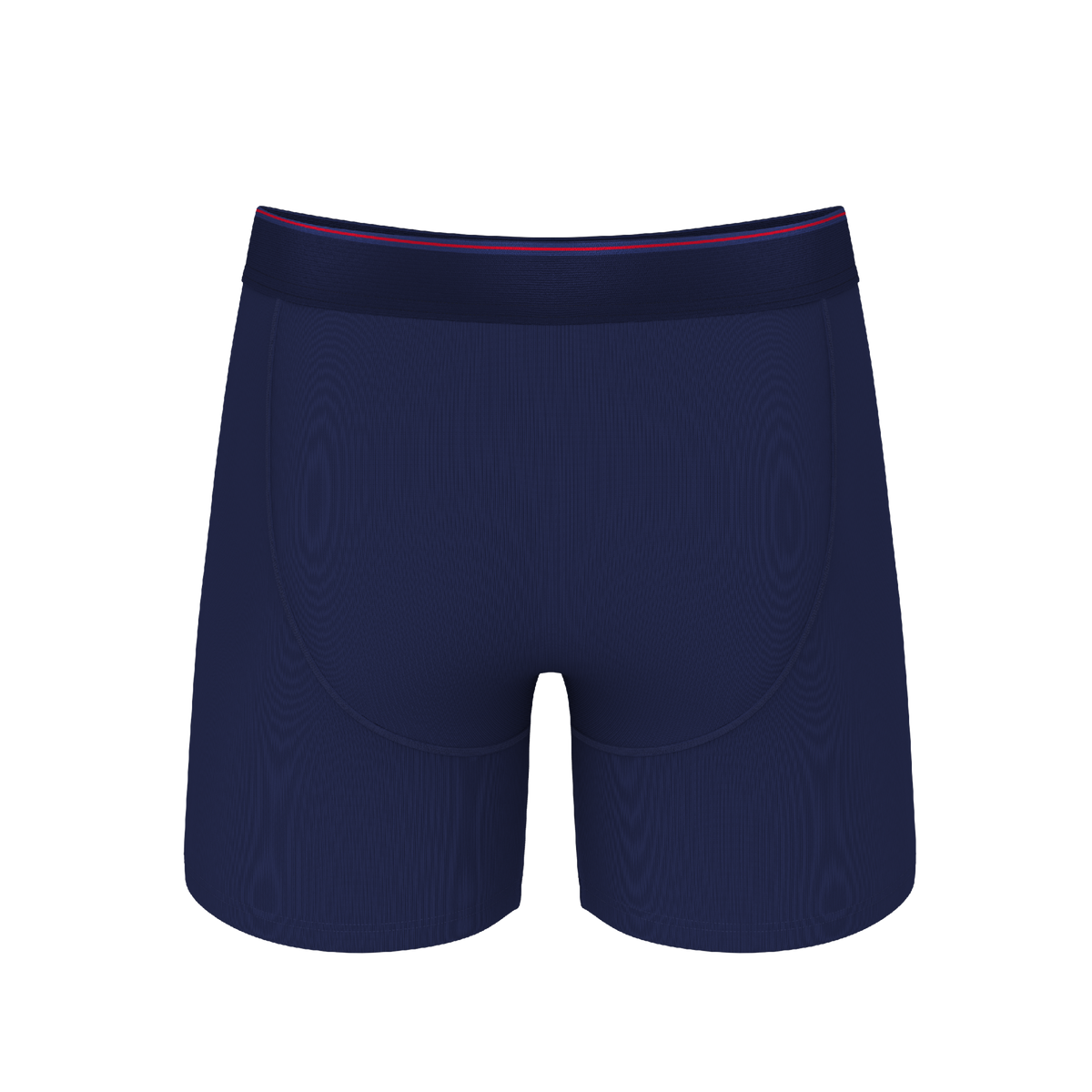 The Blueberry Pie | Red Tip Navy Ball Hammock® Pouch Underwear - Shinesty