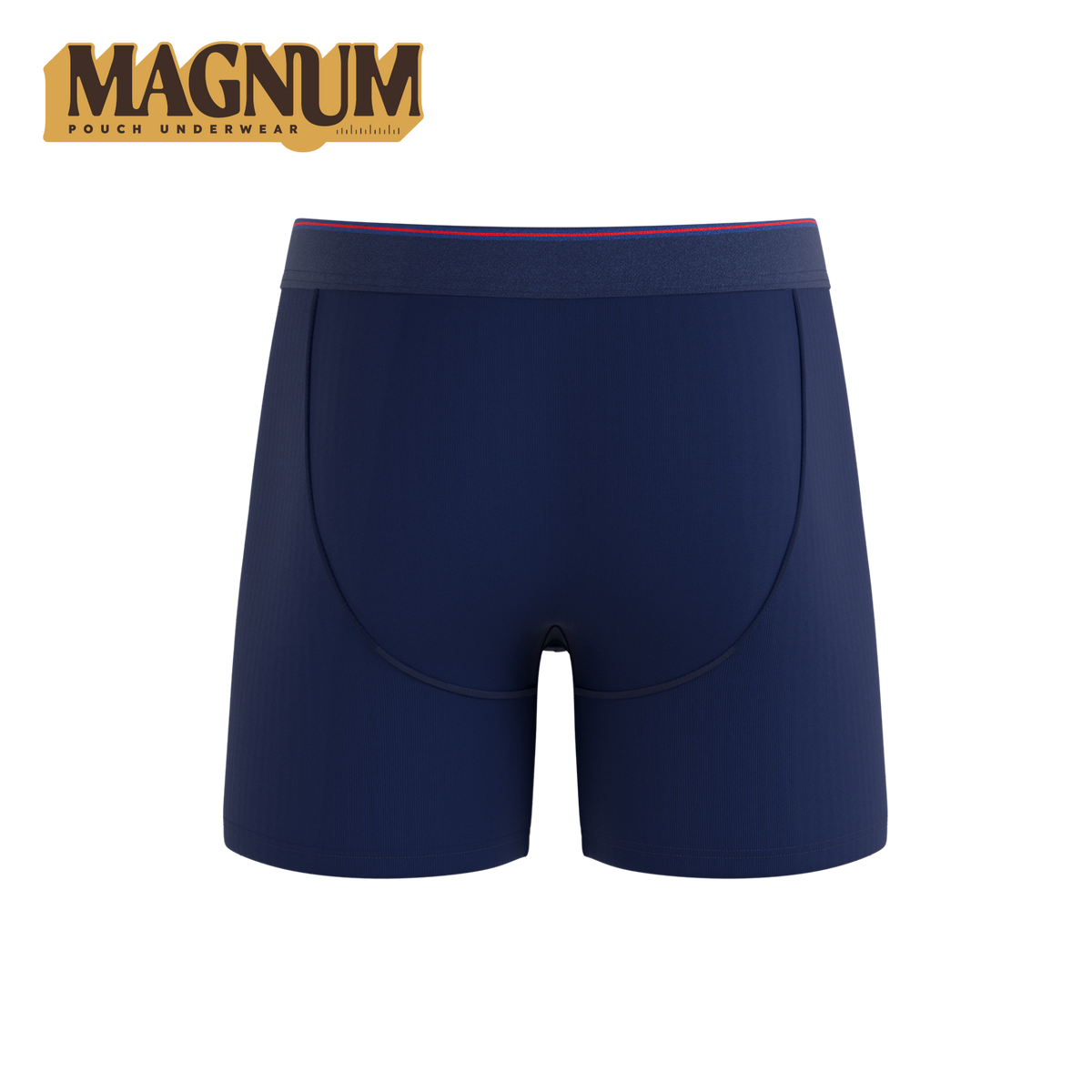 The Blueberry Pie | Red Tip Navy Ball Hammock® Magnum Big Pouch Underwear - Shinesty