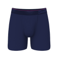 The Blueberry Pie | Red Tip Navy Ball Hammock® Pouch Underwear - Shinesty