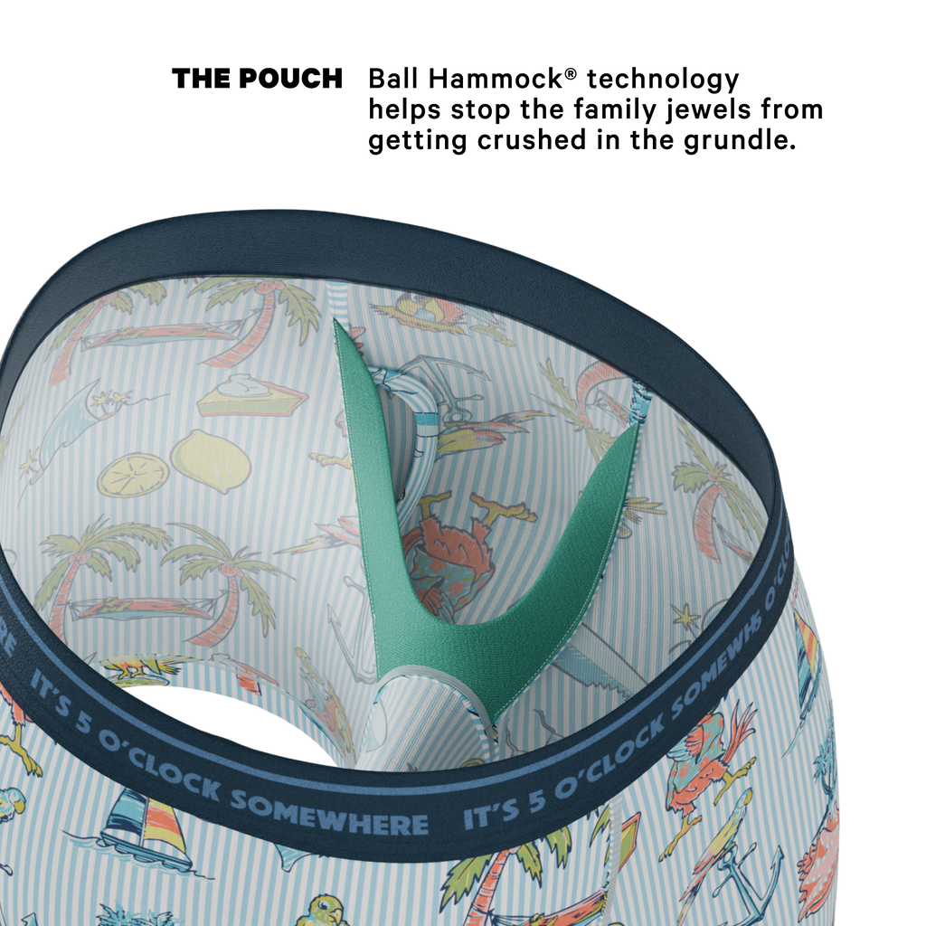 The Boat Drinks | Shinesty x Margaritaville® Ball Hammock® Pouch Underwear With Fly - Shinesty