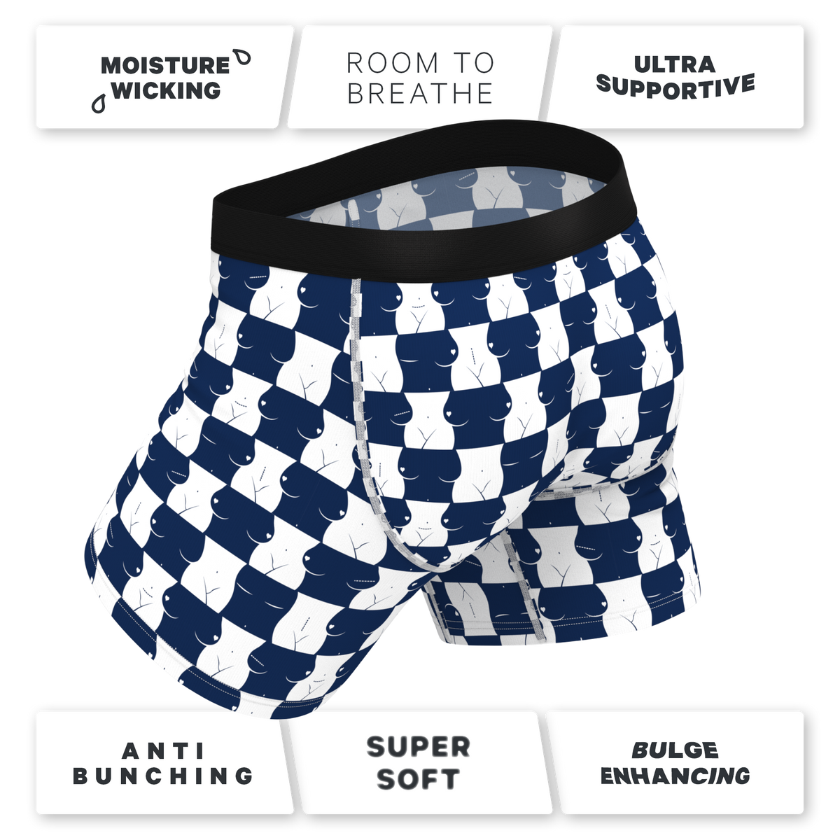 The Body Posi | Shinesty x Breasties Ball Hammock® Pouch Underwear - Shinesty